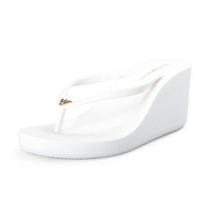 armani wedge flip flops